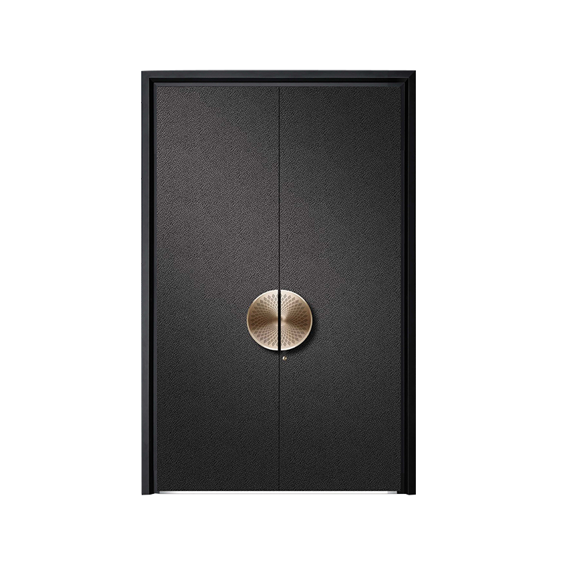 Simple European Style Villa Double Door Entrance
