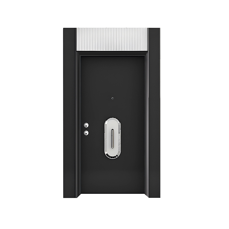 Black simple Turkish style single door 