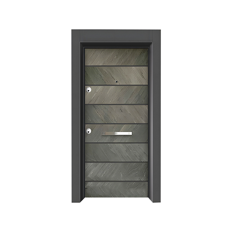 Modern And Durable Steel Frame Armored Door