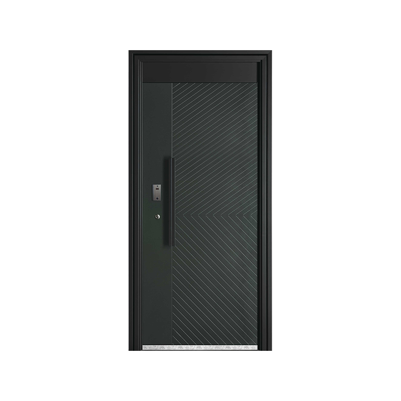Black Modern Entrance Door