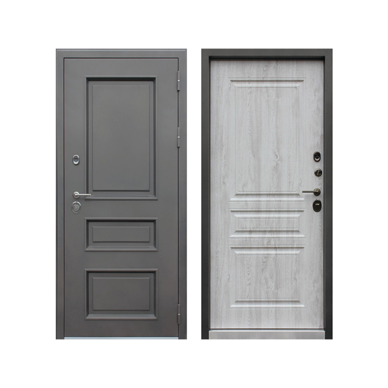 Steel Front And Wood Back Steel Entrance Door