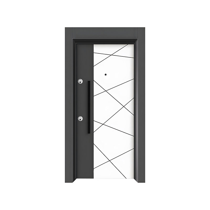 Simple Iron Art Home Anti-Theft Flat Door