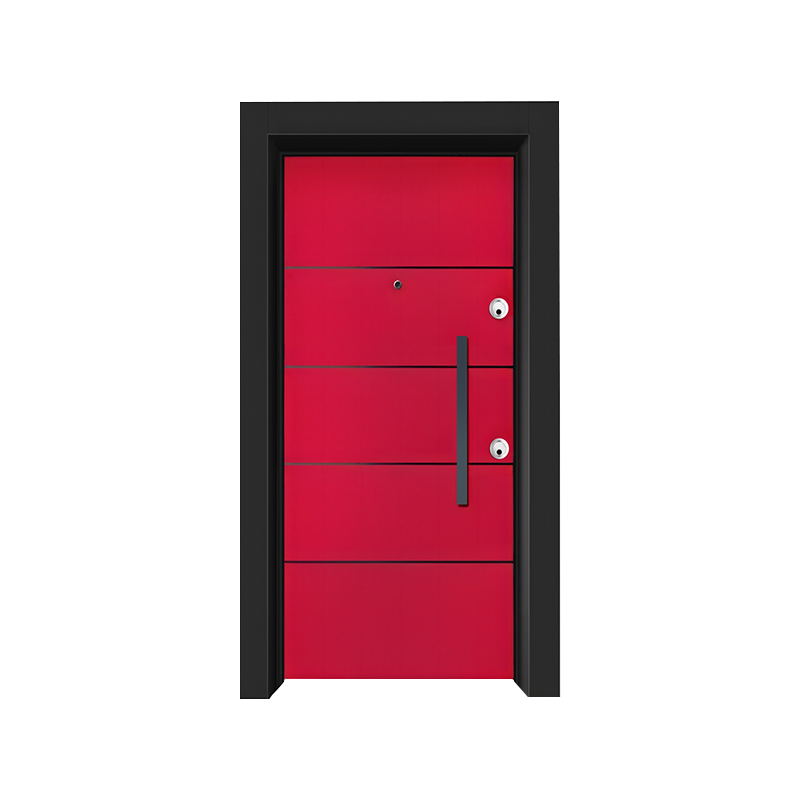 Middle Eastern Style Red Entrance Security Door