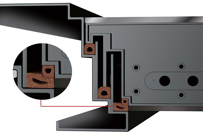 Double arc sealing technology